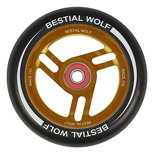Bestial Wolf Race ruota monopattino freestyle 110 mm arancione 1 pz