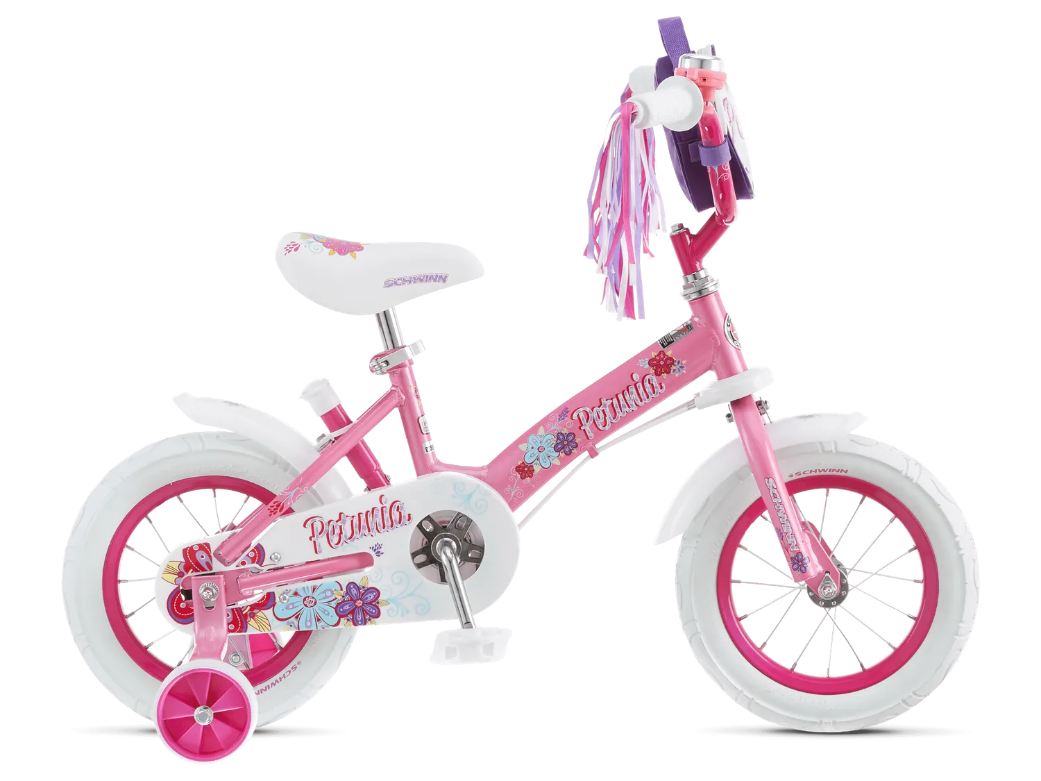 Schwinn Petunia bici bambina 12 rosa rotelle