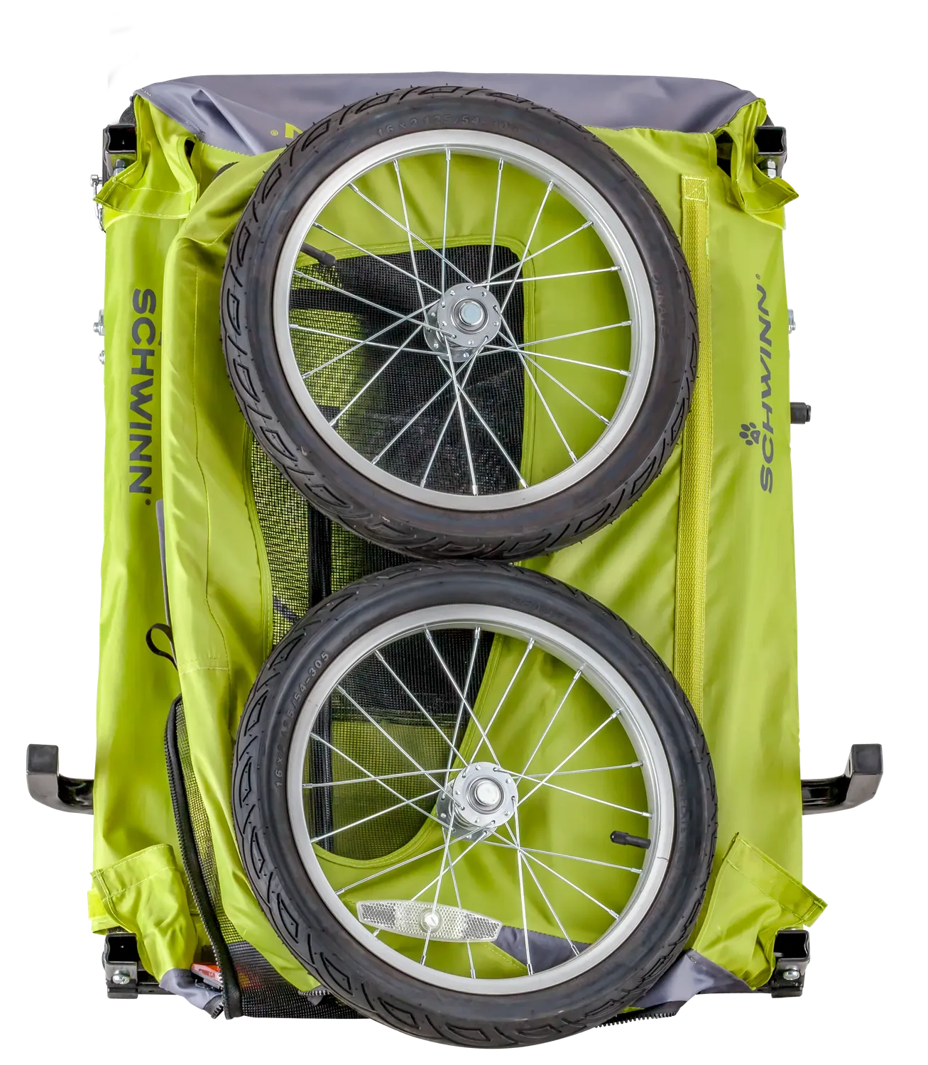 Schwinn Rascal Plus rimorchio bici animali verde