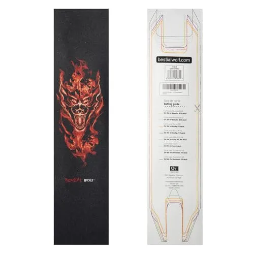 Bestial Wolf Griptape 52 griptape 12x53 cm antiscivolo