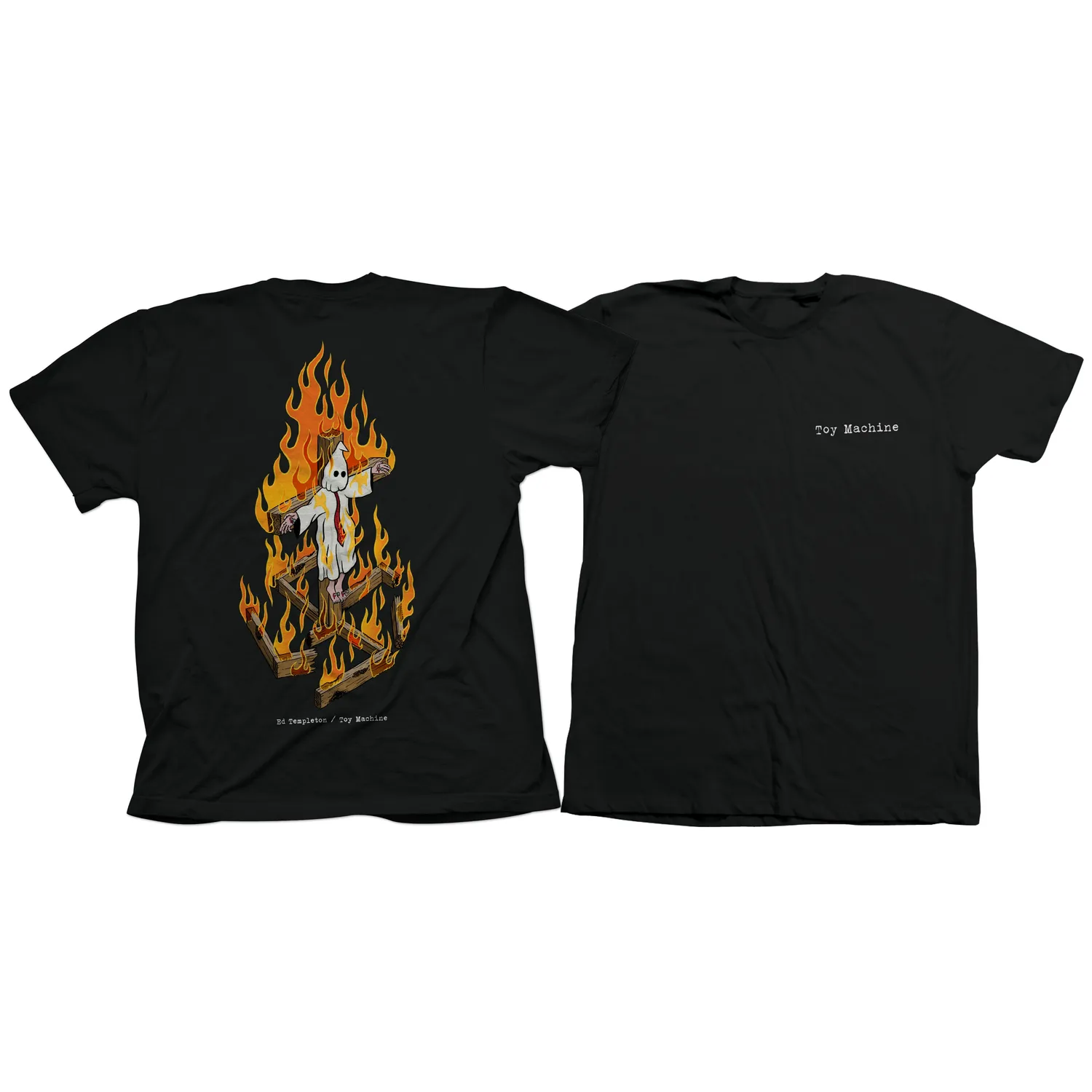 Toy Machine Charred Cross maglietta nera