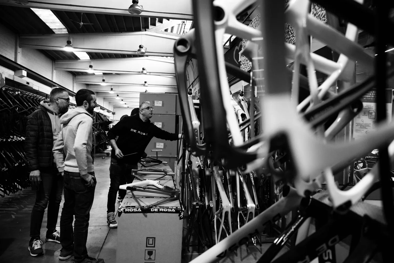 De Rosa Experience visita sede Butega Titanium Loft